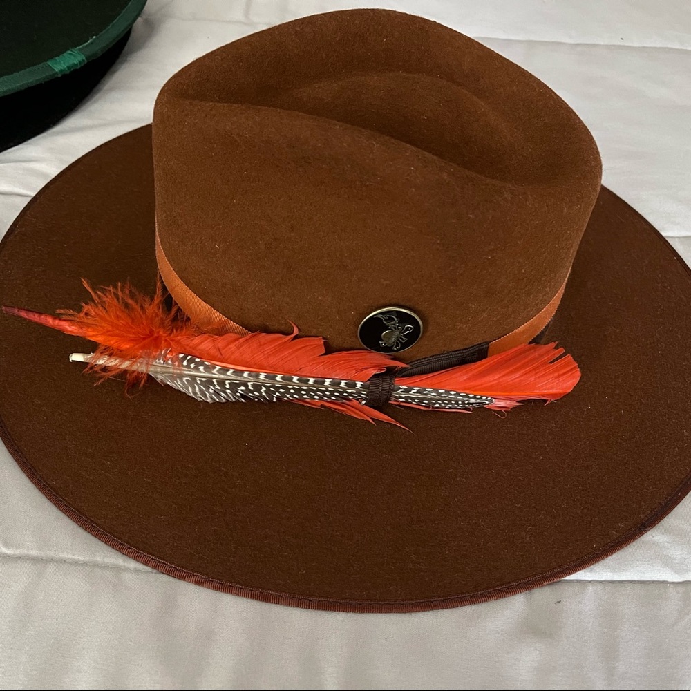 Rust color fedora